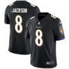 Nike Baltimore Ravens #8 Lamar Jackson Black Alternate Men’s Stitched NFL Vapor Untouchable Limited Jersey