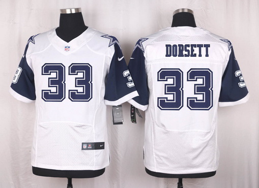 Men’s Dallas Cowboys #33 Tony Dorsett Nike White Color Rush 2015 NFL Elite Jersey