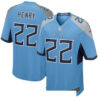 Men’s Tennessee Titans #22 Derrick Henry Nike Light Blue New 2018 Game Jersey
