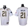 Men’s New England Patriots #21 Malcolm Butler White 2016 Pro Bowl Nike Elite Jersey