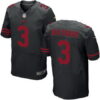 Men’s 2017 NFL Draft San Francisco 49ers #3 C. J. Beathard Black Alternate Stitched NFL Nike Elite Jersey