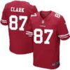 Men’s San Francisco 49ers #87 Dwight Clark Scarlet Red Retired Player NFL Nike Elite Jersey