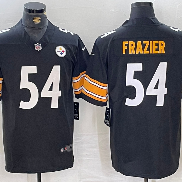 Men’s Pittsburgh Steelers #54 Zach Frazier Black Vapor Untouchable Limited Stitched Jersey