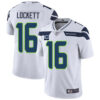 Men’s Seattle Seahawks 2022 #16 Tyler Lockett White With 1-star C Patch Vapor Untouchable Limited Stitched NFL Jersey