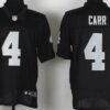 Nike Oakland Raiders #4 Derek Carr Black Elite Jersey