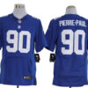 Size 60 4XL-Jason Pierre-Paul New York Giants #90 Blue Stitched Nike Elite NFL Jerseys