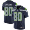 Nike Seattle Seahawks #80 Steve Largent Steel Blue Team Color Men’s Stitched NFL Vapor Untouchable Limited Jersey