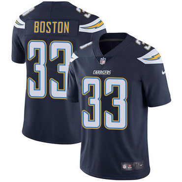 Nike Chargers #33 Tre Boston Navy Blue Team Color Men’s Stitched NFL Vapor Untouchable Limited Jersey