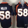 Nike Denver Broncos #58 Von Miller Blue Game Jersey