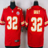 Men’s Kansas City Chiefs #32 Cyrus Gray Red Team Color NFL Nike Elite Jersey