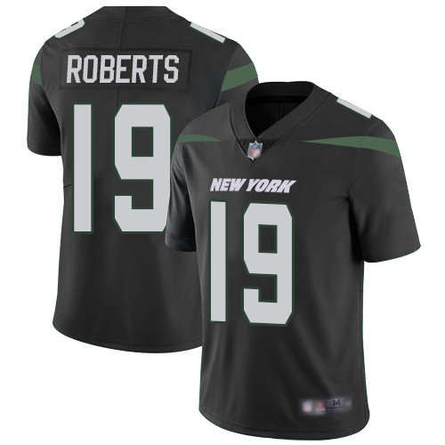 New York Jets #19 Andre Roberts Black Alternate Men’s Stitched Football Vapor Untouchable Limited Jersey