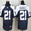 Dallas Cowboys #21 Joseph Randle Nike Blue Thanksgiving Elite Jersey