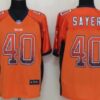 Nike Chicago Bears #40 Gale Sayers Drift Fashion Orange Elite Jersey