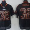 Nike Cleveland Browns #32 Jim Brown Lights Out Black Elite Jersey