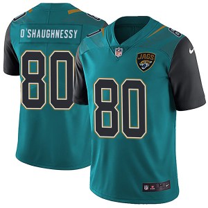 Nike #80 James O’Shaughnessy Jacksonville Jaguars Men’s Limited Teal Vapor Untouchable Team Color Jersey
