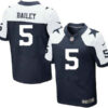 Men’s Dallas Cowboys #5 Dan Bailey Blue Thanksgiving Alternate NFL Nike Elite Jersey