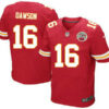 Men’s Kansas City Chiefs #16 Len Dawson Red Team Color NFL Nike Elite Jersey