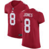Giants #8 Daniel Jones Red Alternate Men’s Stitched Football Vapor Untouchable Elite Jersey