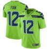 Nike Seattle Seahawks #12 Fan Green Men’s Stitched NFL Limited Rush Jersey