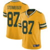 Packers #87 Jace Sternberger Yellow Men’s Stitched Football Limited Rush Jersey