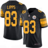 Men’s Pittsburgh Steelers #83 Louis Lipps Retired Black 2016 Color Rush Stitched NFL Nike Limited Jersey