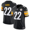 Men’s Pittsburgh Steelers #22 Najee Harris Black 2023 F.U.S.E. Vapor Untouchable Limited Stitched Jersey