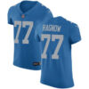 Nike Detroit Lions #77 Frank Ragnow Blue Throwback Men’s Stitched NFL Vapor Untouchable Elite Jersey