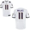 Men’s Baltimore Ravens #11 Mike Wallace Elite White Road Jersey