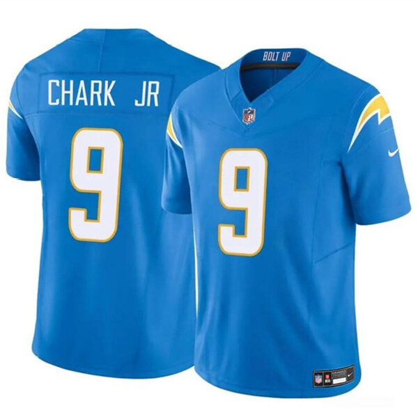 Men’s Los Angeles Chargers #9 DJ Chark Jr Blue 2024 F.U.S.E. Vapor Limited Football Stitched Jersey