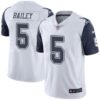 Nike Cowboys #5 Dan Bailey White Men’s Stitched NFL Limited Rush Jersey