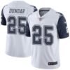 Nike Cowboys #25 Lance Dunbar White Men’s Stitched NFL Limited Rush Jersey