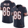 Men’s Chicago Bears #86 Zach Miller Navy Blue 2016 Color Rush Stitched NFL Nike Limited Jersey