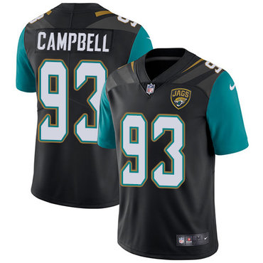 Nike Jacksonville Jaguars #93 Calais Campbell Black Alternate Men’s Stitched NFL Vapor Untouchable Limited Jersey