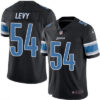 Men’s Detroit Lions #54 DeAndre Levy Black 2016 Color Rush Stitched NFL Nike Limited Jersey