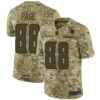 Nike Vikings #88 Alan Page Camo Men’s Stitched NFL Limited 2018 Salute To Service Jersey