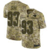 Nike Rams #93 Ndamukong Suh Camo Men’s Stitched NFL Limited 2018 Salute To Service Jersey