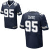 Nike Dallas Cowboys #95 David Irving Home Navy Men’s Stitched Elite Jersey