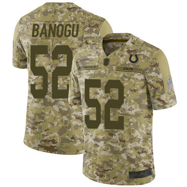 Colts #52 Ben Banogu Camo Men’s Stitched Football Limited 2018 Salute To Service Jersey