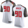 Men’s Tampa Bay Buccaneers #90 Chris Baker White Road NFL Nike Elite Jersey