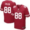 Men’s San Francisco 49ers #88 Garrett Celek Scarlet Red Team Color 2015 NFL Nike Elite Jersey