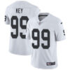 Nike Oakland Raiders #99 Arden Key White Men’s Stitched NFL Vapor Untouchable Limited Jersey