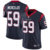 Texans #59 Whitney Mercilus Navy Blue Team Color Men’s Stitched Football Vapor Untouchable Limited Jersey