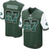 Nike Jets #87 Eric Decker Green Team Color Men’s Stitched NFL Limited Strobe Jersey
