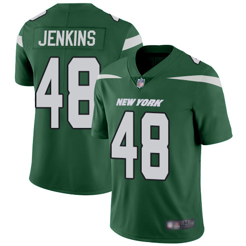 New York Jets #48 Jordan Jenkins Green Team Color Men’s Stitched Football Vapor Untouchable Limited Jersey