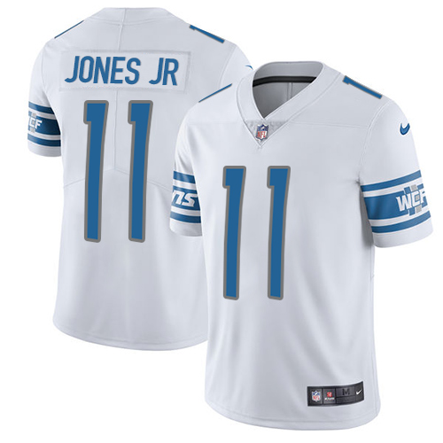 Nike Lions #11 Marvin Jones Jr White Men’s Stitched NFL Limited Jersey