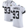 Nike Jacksonville Jaguars #93 Calais Campbell White Men’s Stitched NFL Vapor Untouchable Elite Jersey
