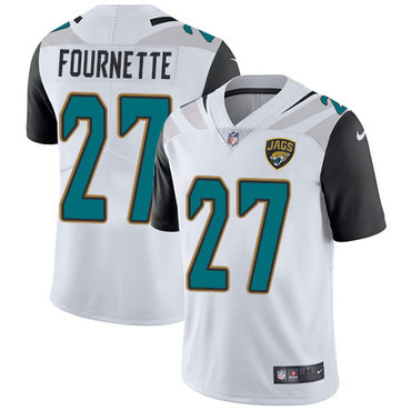 Nike Jacksonville Jaguars #27 Leonard Fournette White Men’s Stitched NFL Vapor Untouchable Limited Jersey