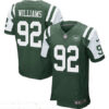 Men’s New York Jets #92 Leonard Williams Green Team Color Stitched NFL Nike Elite Jersey