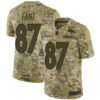 Broncos #87 Noah Fant Camo Men’s Stitched Football Limited 2018 Salute To Service Jersey