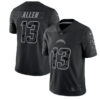 Men’s Los Angeles Chargers #13 Keenan Allen Black Reflective Limited Stitched Football Jersey